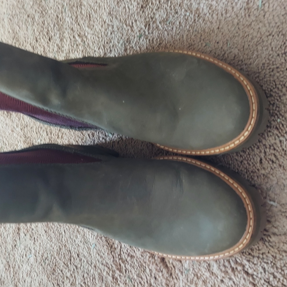 Olive Green Women's Boots